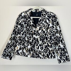 Womens L Blazer Jacket Business Casual  Button Close Long Sleeve